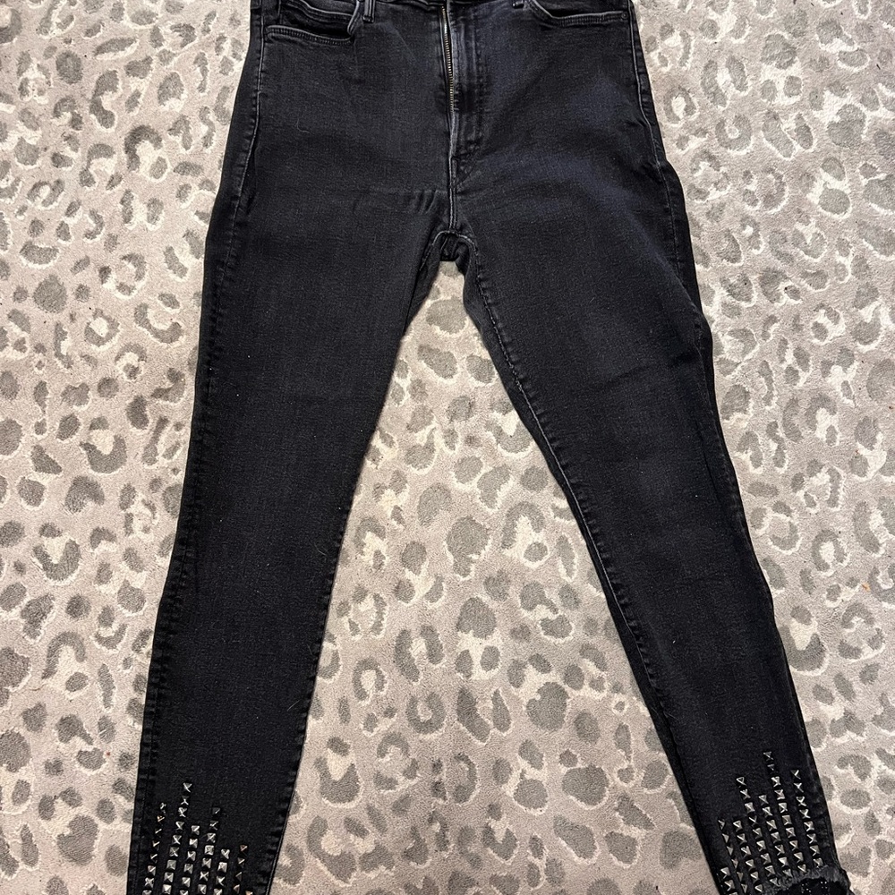 MOTHER Black Ankle Jeans - Picture 6 of 7